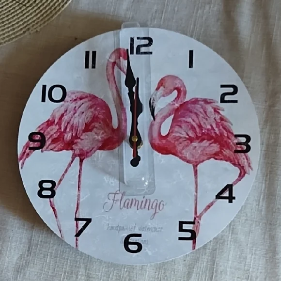Flamingo Wall Clock - Picture 1 of 2
